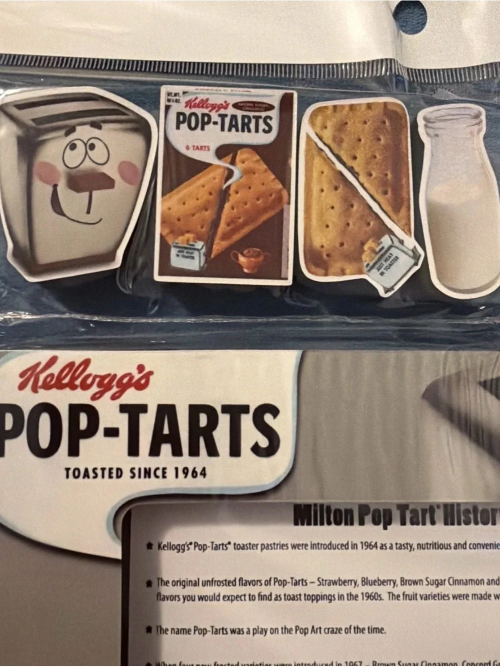 Kellogg's Pop-Tarts Wall Decal Pack — White and Brown Character Designs